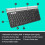 Logitech Logitech K780 Multi-Device Wireless Keyboard for Windows, Apple android or Chrome, Wireless 2.4GHz and Bluetooth 6