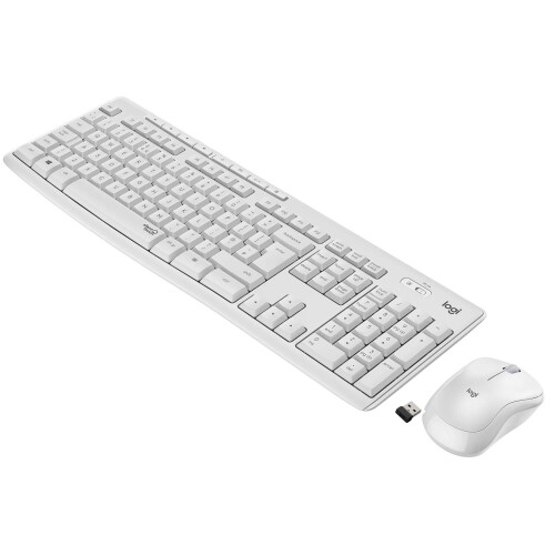 Logitech Logitech MK295 Wireless Mouse & Keyboard Combo – SilentTouch Tech, Full Numpad, Advanced Optical Tracking, Nano USB