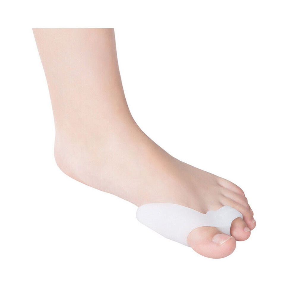Hkhbjs 2Pcs Toe Separator Corrector Silicone Gel Valgus Adjuster