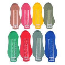 (Light Pink) Baby Foot Ruler Kids Foot Length Measuring Device Child Shoes Calculator