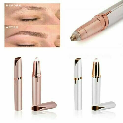 New Womens Flawless Brows Facial Hair Remover Electric Eyebrow Trimmer Epilator On Onbuy 0773