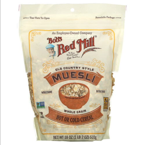Muesli de Antiguidade de Bob's Red Mill, Grão Inteiro, 18 oz (510 g)