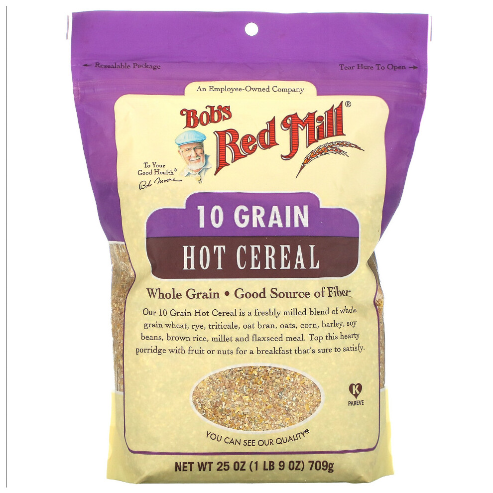 Bob's Red Mill, 10 Grain Hot Cereal, Whole Grain, 25 oz (709 g)