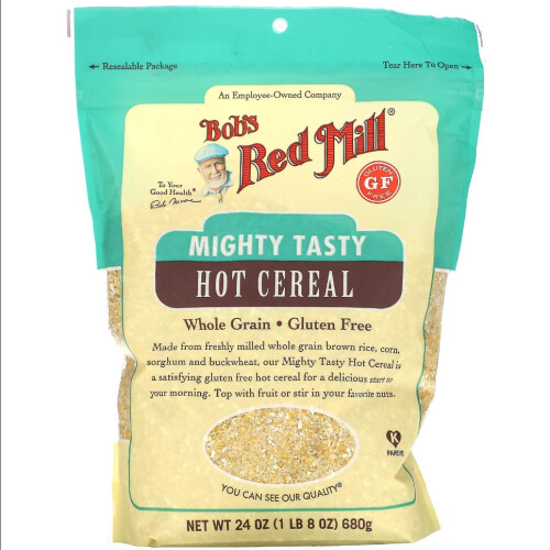 Bob's Red Mill, Mighty Tasty Γλυκό Κριθαράκι, Πλήρες Γρασίδι, 24 oz (680 g)
