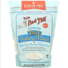Bob's Red Mill, 1 na 1 Baking Flour, Bez glutenu, 22 oz (624 g)