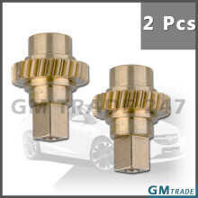 Vauxhall Opel Astra Twin Top Roof Motor Winglet Cog/Gears Brass - Pair