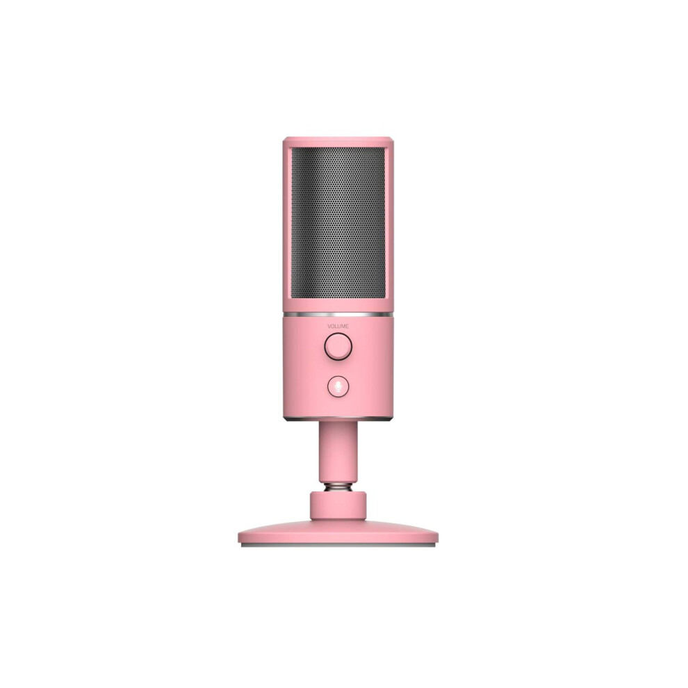 Seiren X Streaming Microphone - Built-In Shock Mount - Quartz Pink