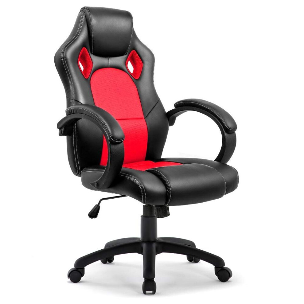 IntimaTe WM Heart Gaming Chair Ergonomic Office Desk Chair Swivel Racing Computer Chair PC Gamer Chair Adjustable Task Chair Red on OnBuy