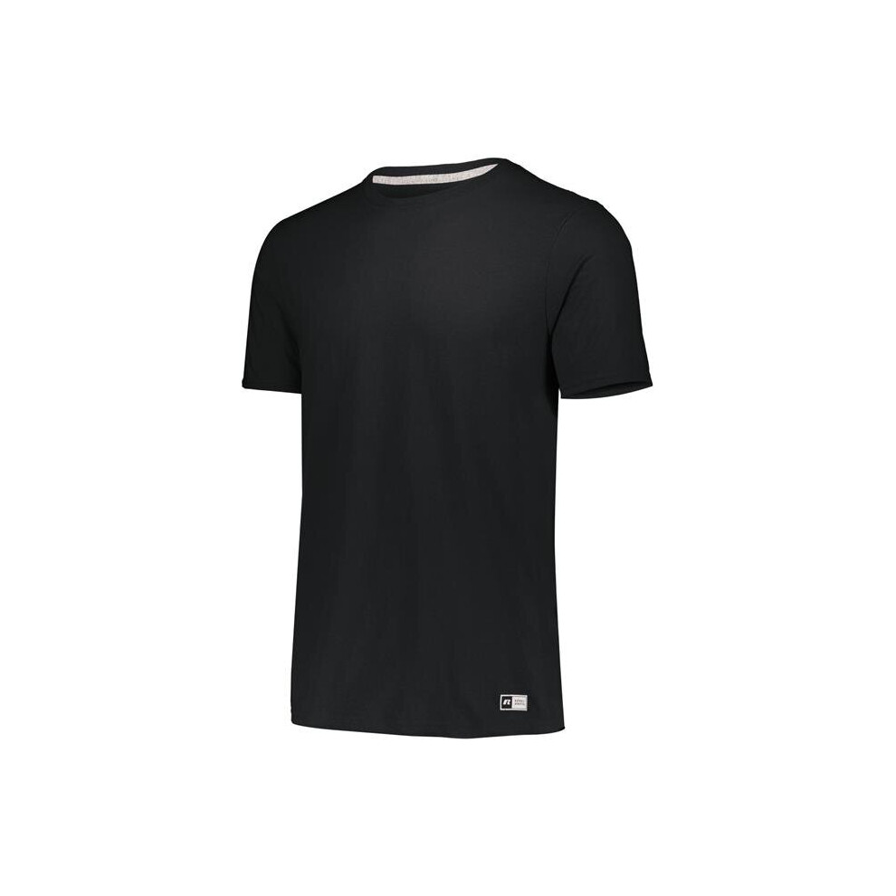 Russell 64STTM.BLK.M Adult Essential T-Shirt, Black - Medium