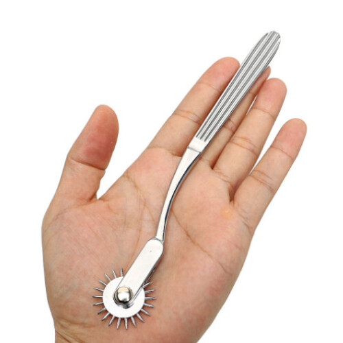 Spindle Nipple Roller Metal Wartenberg Wheel Sensual Bdsm Bondage 1