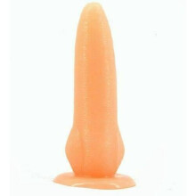 (Flesh) 20Cm 7.9Inch Faak Dildo Dong Colour Rubber Sex Toy 6.5Cm Thick Butt Plug