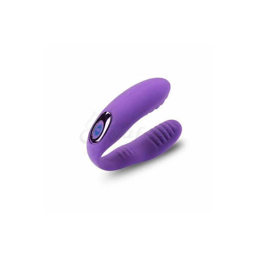 (Purple) 10 Speed Wearable Couples Vibrator G-Spot Clitoris Sex Toy Black Purple