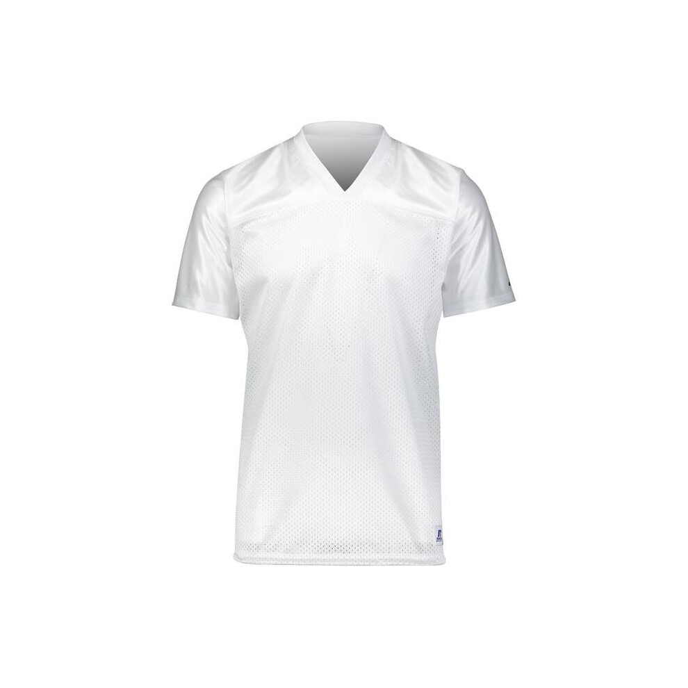 Russell R0593b.whi.xl Youth Solid Flag Football Jersey, - Extra Large White