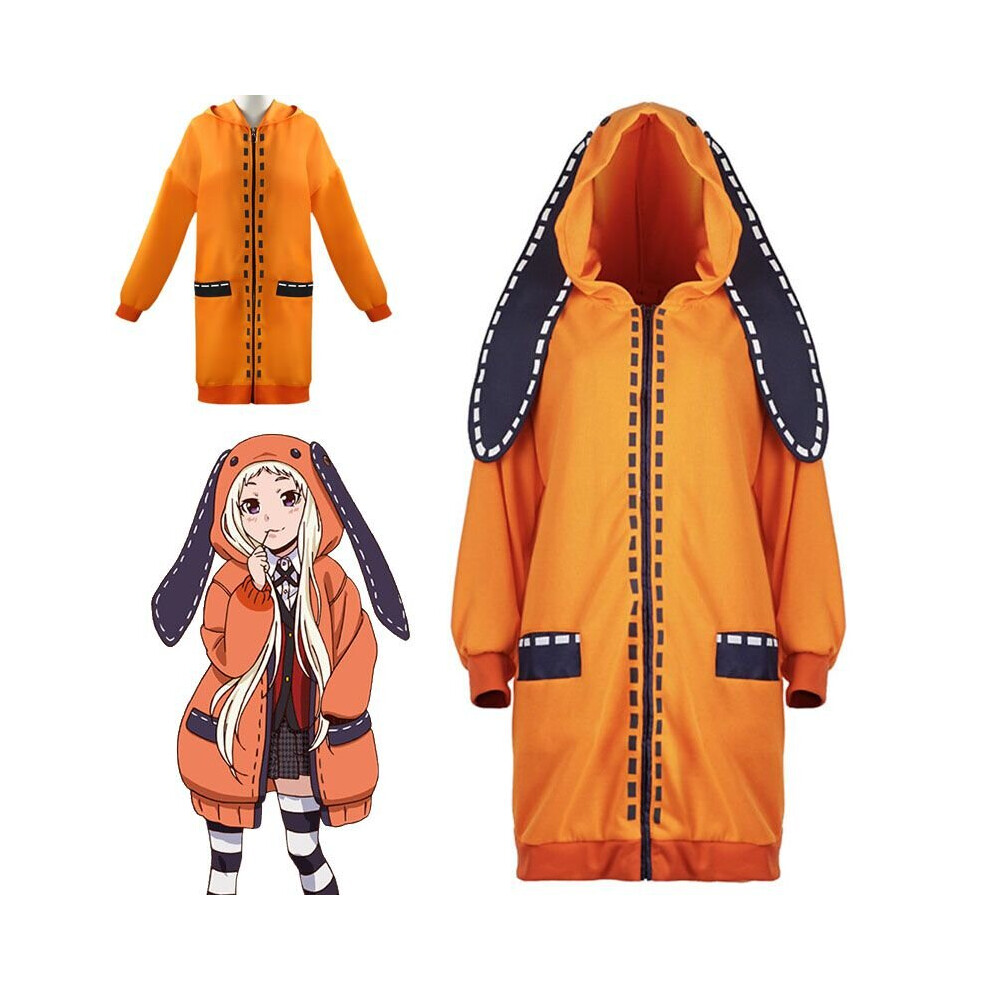 Kakegurui Compulsive Gambler Rune Runa Yomozuki Cosplay Costume Hoodie Coat