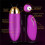 (Rose Red) Bullet Vibrator Jumping Egg Wireless Remote Control Waterproof 7