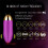 (Purple) Bullet Vibrator Jumping Egg Wireless Remote Control Waterproof 8