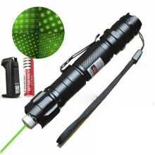 50Mile Militär 1mW Grüner Laserpointer Stift Lampe Lazer Visible Beam N
