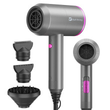 Professional Hair Dryer, 2000W Fast Drying Ionic Hairdryer with Diffuser, Powerful Hair Dryers with 3 Heat 2 Speed and Cool Button