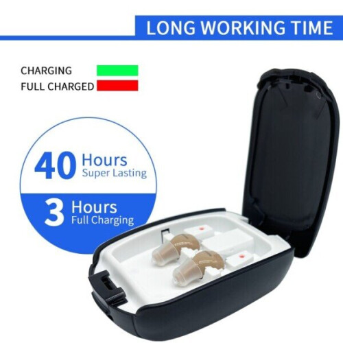 (Pair) Rechargeable Hearing Aids and Invisible Hearing Aid (Upgrade version) 1