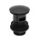 Modern Contemporary Black Full Cover Basin Waste - Slotted 1
