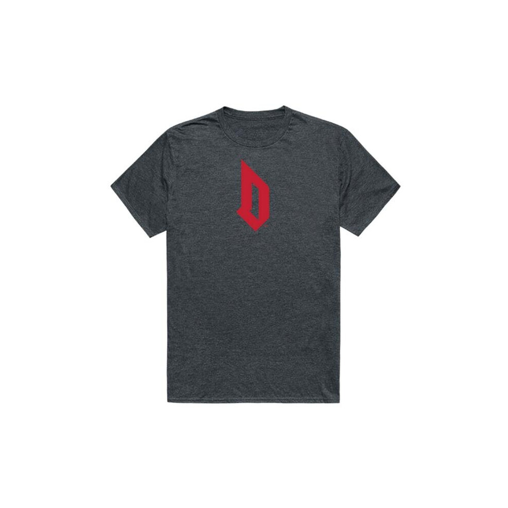 W Republic 519-293-HCH-04 Duquesne University Men Cinder T-Shirt, Heather Charcoal - Extra Large-image-OPC-P87TXVS-NEW