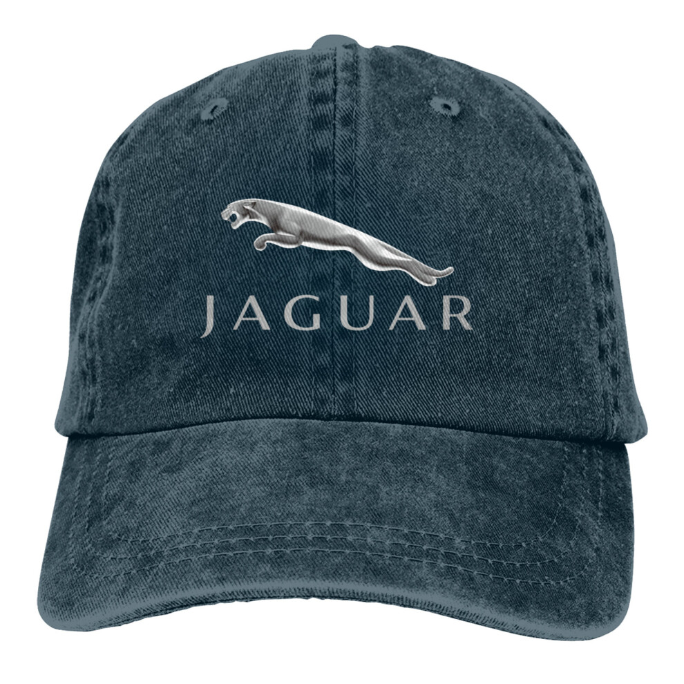 Cap Hat (Navy) Jaguar Pop Design Cotton Washed Baseball Cap Hats Blue
