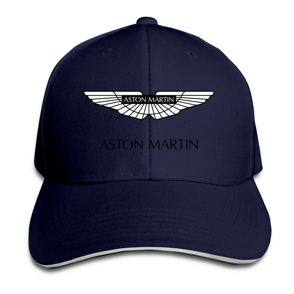 Cap Hat (Navy) Aston Martin Logo Fashion Adjustable Cap Hats Blue
