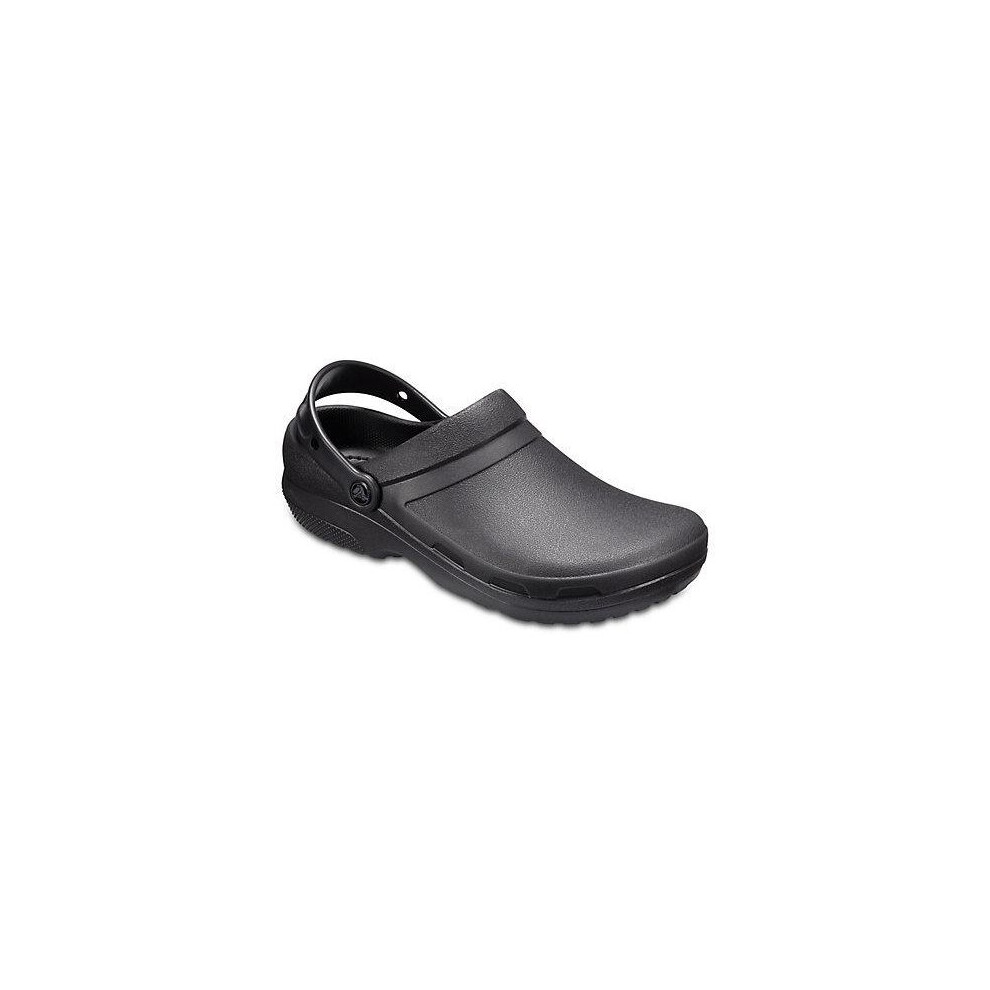 (US Men's 5/Women's 7) Crocs Specialist II Clog Work Occupational Bistro Roomy Fit Unisex - Black