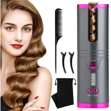 Automatic Hair Curler Auto Rotating Cordless Ceramic Hair Waver Curler