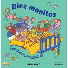Diez Monitos Saltaban en la cama Classic Books with Holes 8x8