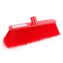 (Red) Poly Broom Head Stiff Bristles