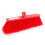 (Red) Poly Broom Head Stiff Bristles 1