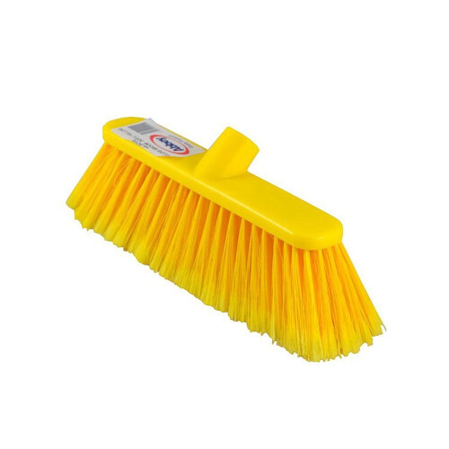 (Yellow) Poly Broom Head Stiff Bristles