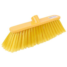 (Yellow) Poly Broom Head Soft Bristles