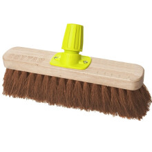 (28cm / 11") Premium Wooden Broom Head Soft Coco