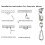 500LB Hammock Spring Swivel Snap Chair Hanging Kit Hook Ceiling Mount 3