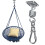 500LB Hammock Spring Swivel Snap Chair Hanging Kit Hook Ceiling Mount 1