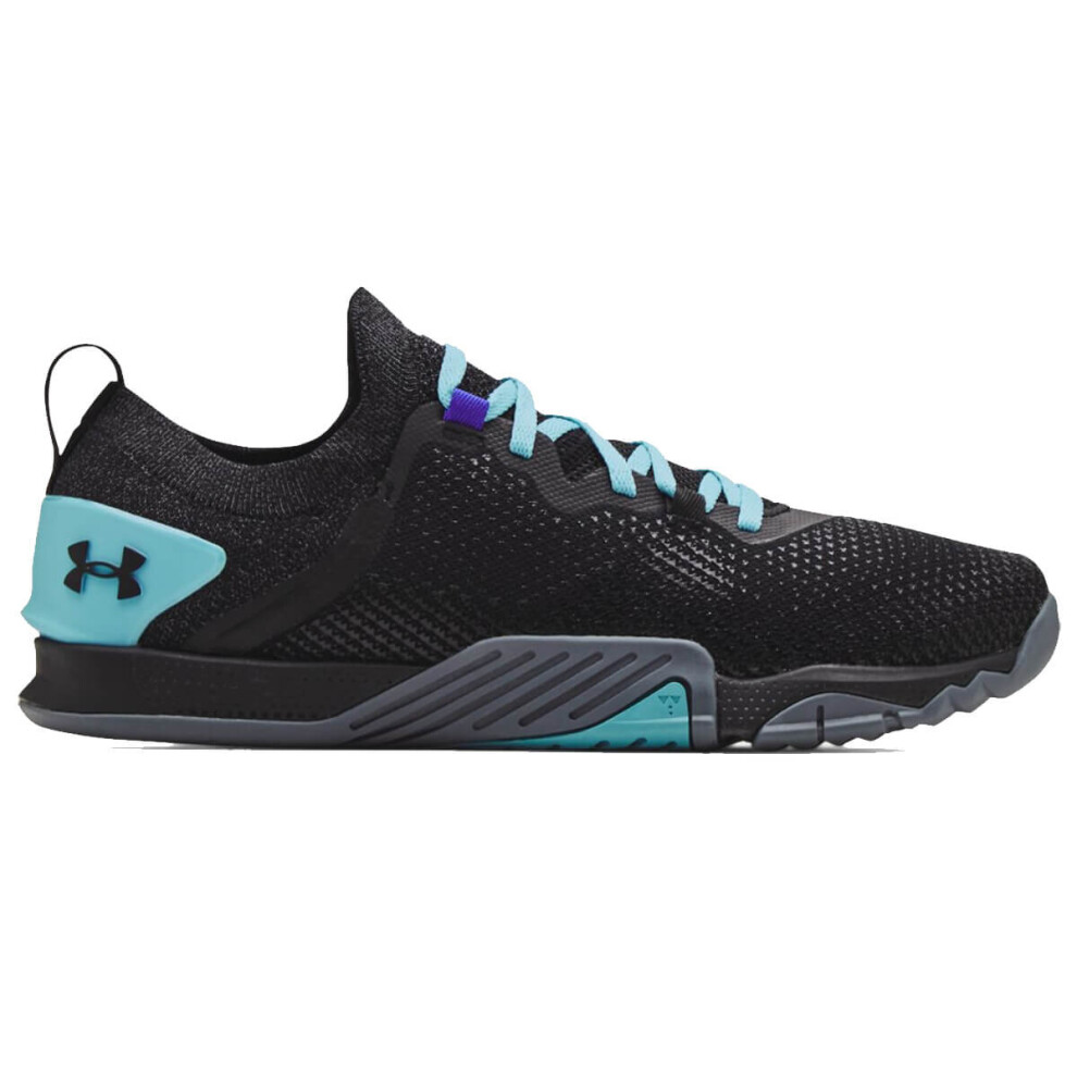 (UK 9.5, Black) Under Armour Mens 2021 TriBase Reign 3 Micro-G Running Shoes