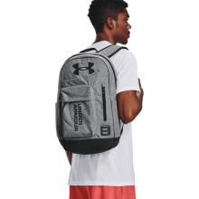 (One Size, Pitch Grey Heather/Black) Under Armour Unisex 2021 Halftime Storm Water Repellent Laptop Rucksack