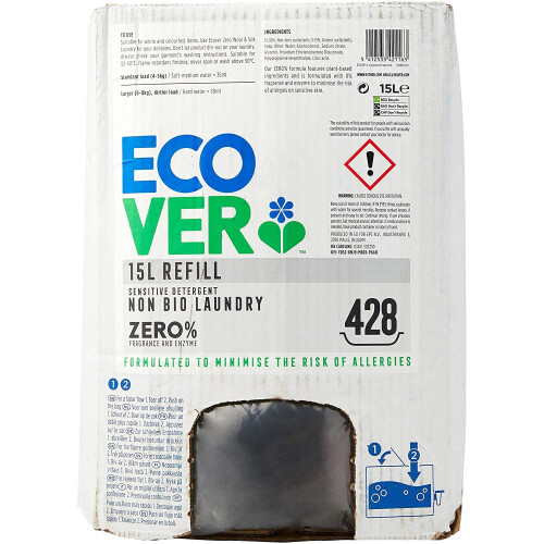 Ecover Ecover Zero Laundry Liquid 15Ltr