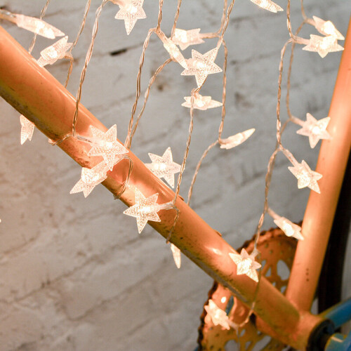 (Multicolor, 3Meter 20Light) USB Star Shaped String Lights Wedding Christmas Curtain Decor