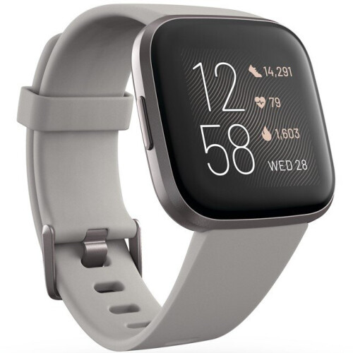 Fitbit Versa 2 Smart Watch | Aluminium Stone Grey