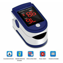 Fingertip Pulse Oximeter Blood Oxygen Saturation Meter Heart Rate NHS