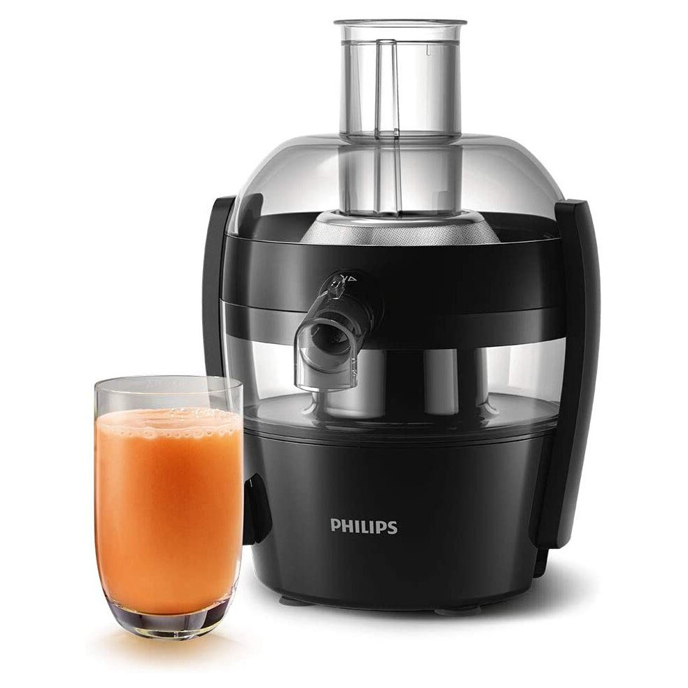 Philips HR1832/01 Viva Collection Compact Juicer, 1.5 Litre, 500 Watt - Black