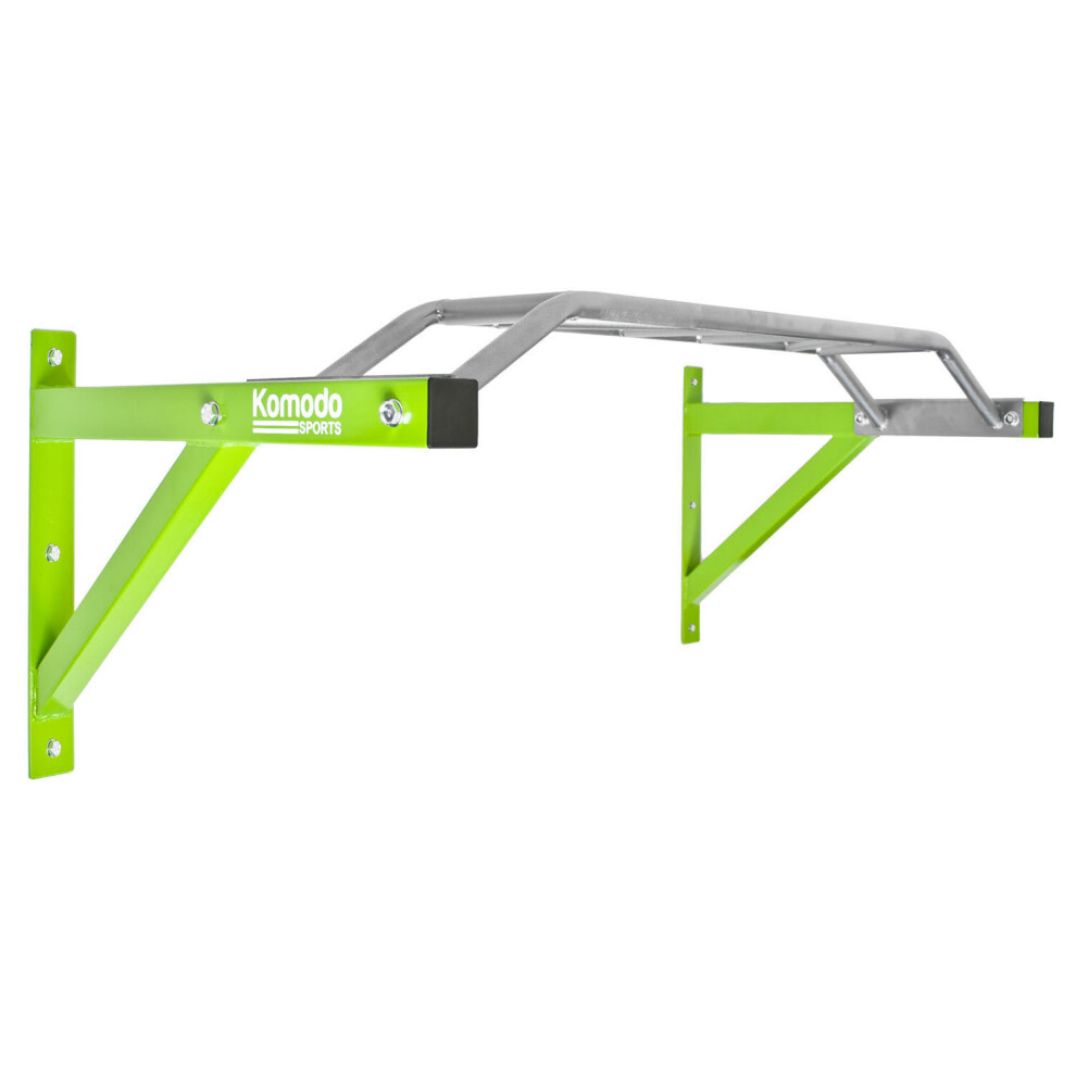 Heavy Duty PULL UP BAR 1.2m Wide Multi Grip Wall Mounted Chin Chinning Exercise 