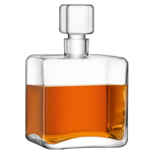 LSA International LSA Cask Whisky Square Decanter 1L Clear
