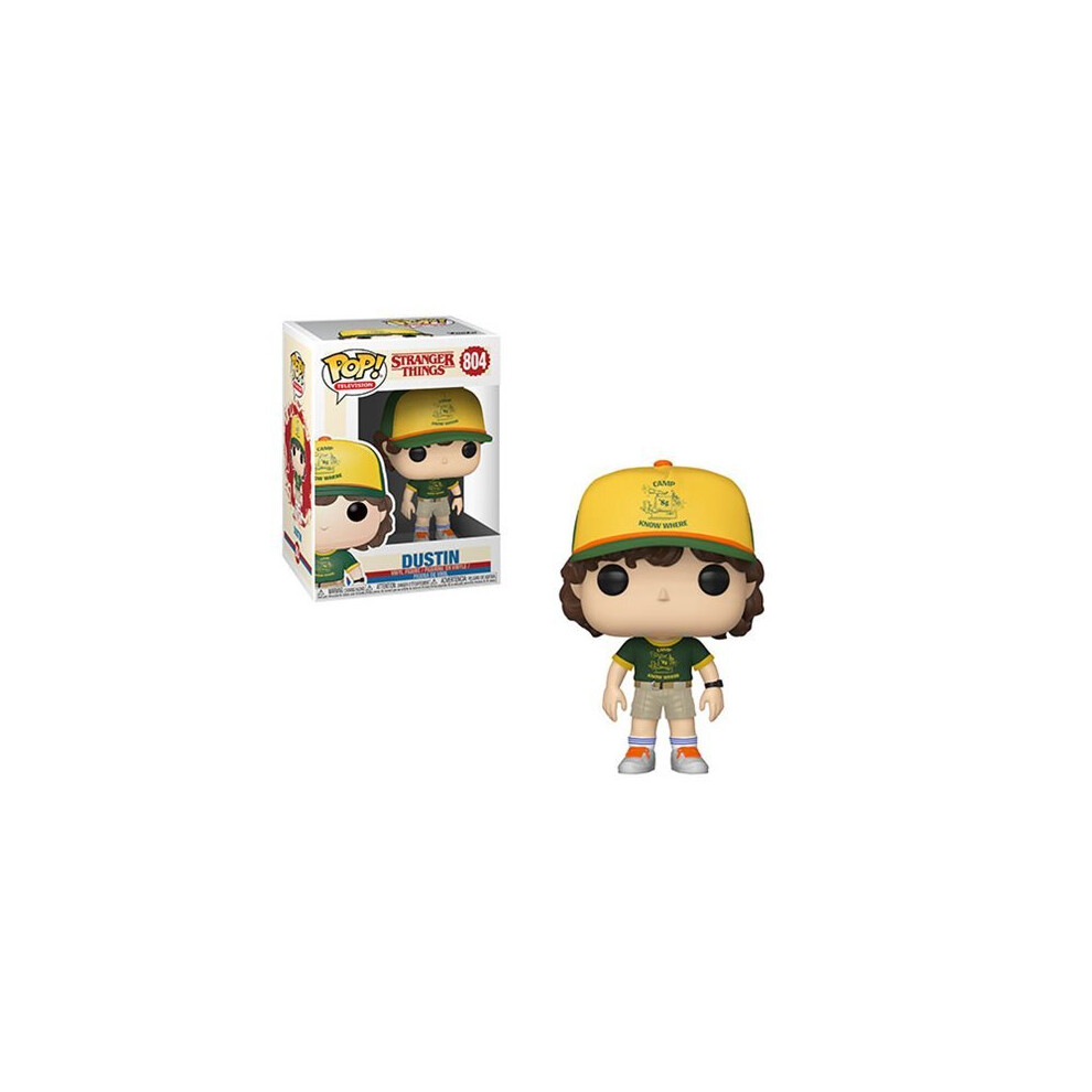 Funko Pop! Television: Stranger Things - Dustin (at Camp), Multicolor