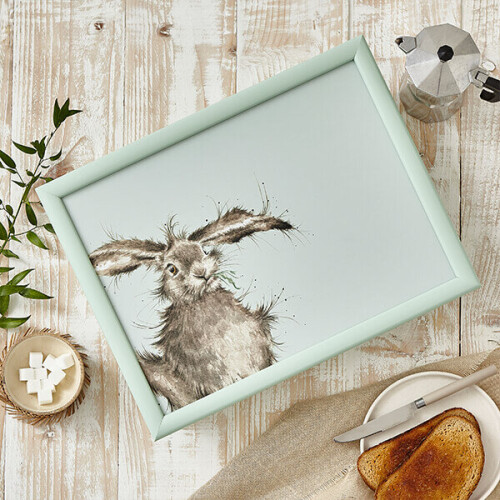 Wrendale Wrendale Designs Hare Coloured Lap Tray 1