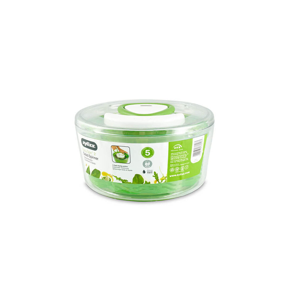 Zyliss Small Green Easy Spin 2 Salad Spinner