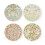 Morris & Co Set of 4 Mixed Design Plates 1